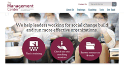 Desktop Screenshot of managementcenter.org